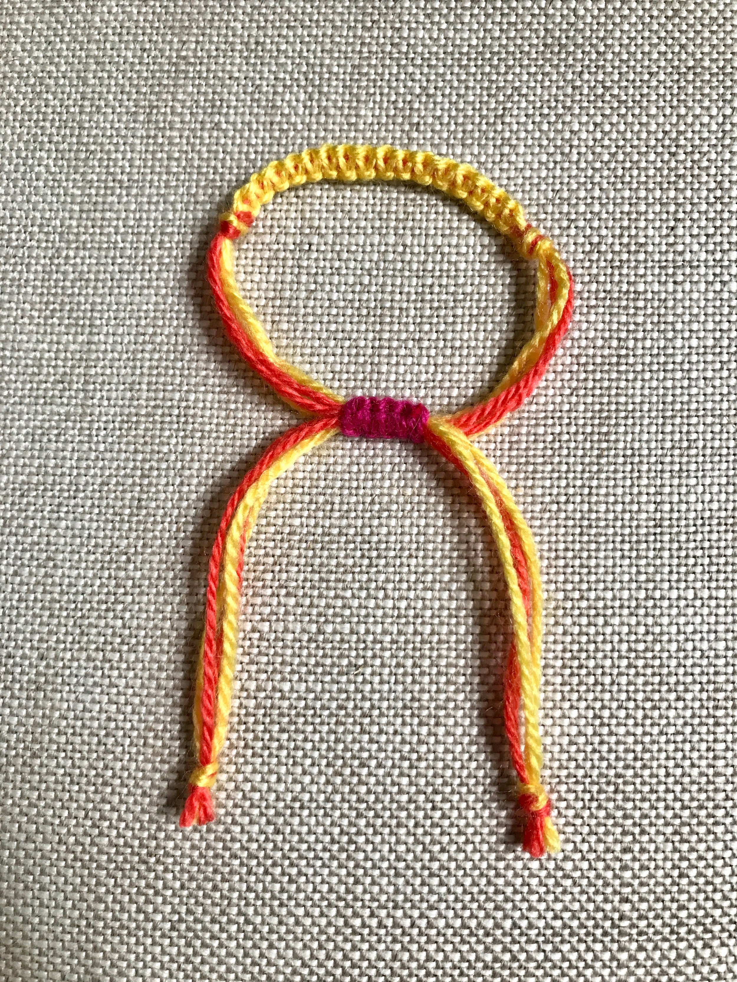 How to make friendship bracelet adjustable best sale